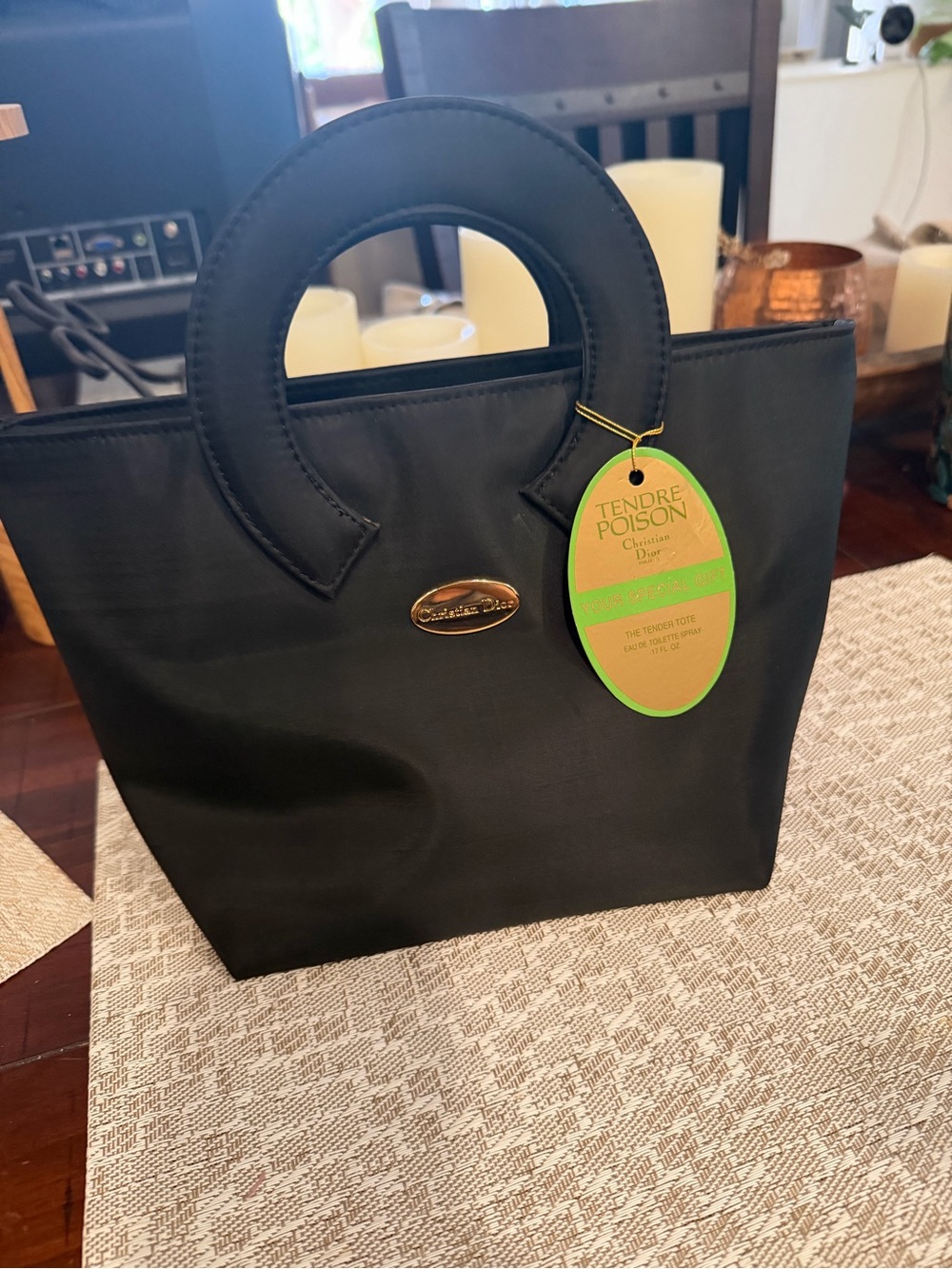Christian Dior small Nylon satchel bag Vintage